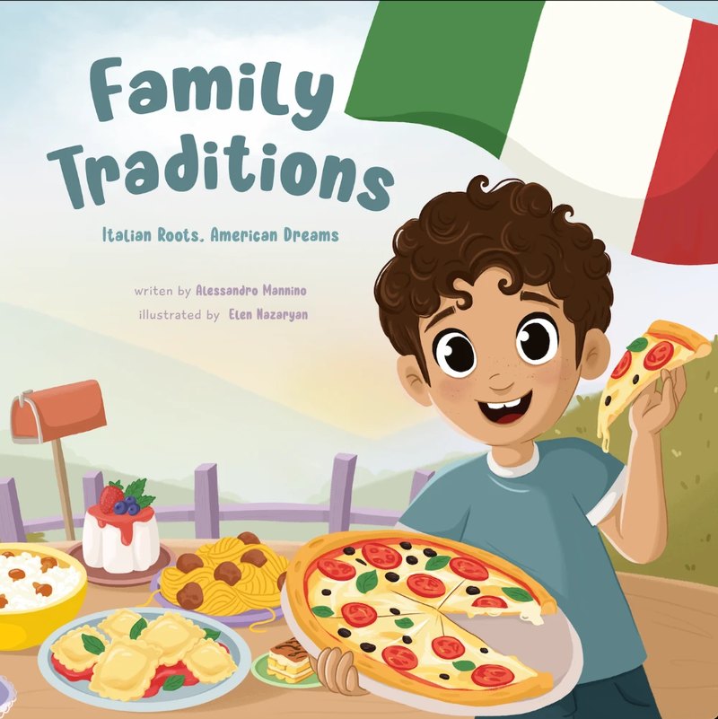 Cover of Family Traditions, book one of Italian Roots, American Dreams